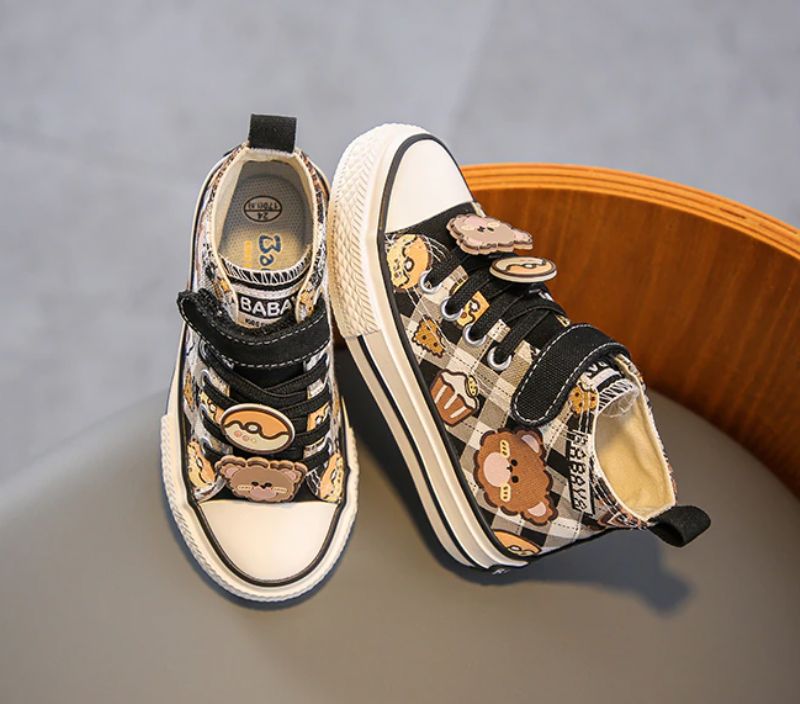 Sorni Unisex Kinderen Casual Sneaker - Bruin