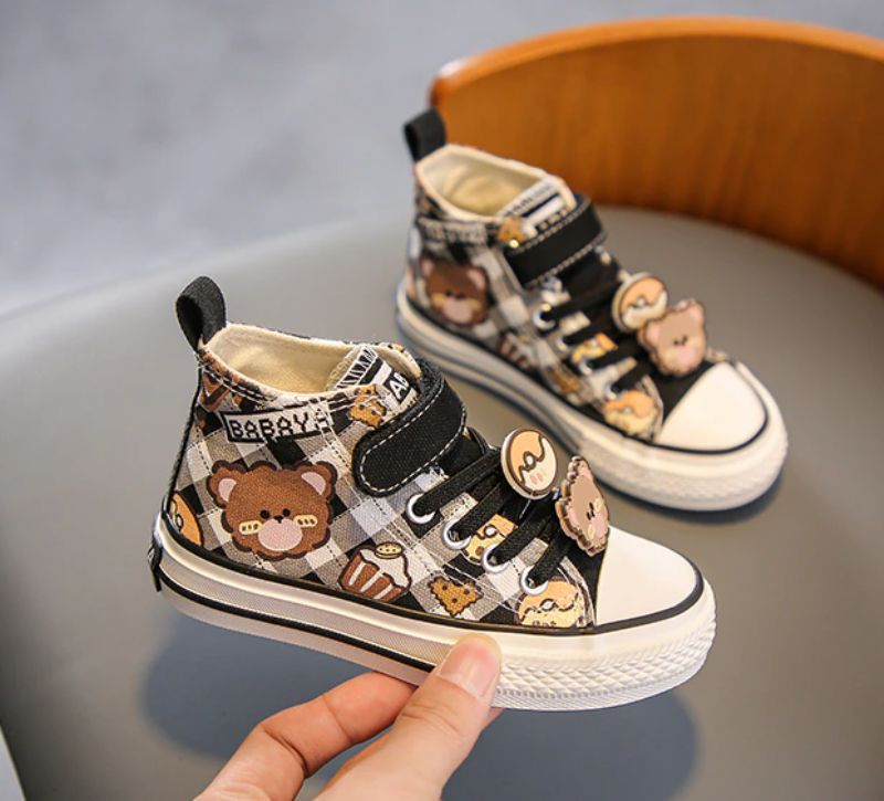 Sorni Unisex Kinderen Casual Sneaker - Bruin
