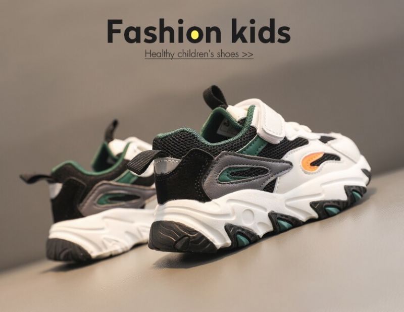 Spear Unisex Kindermode Sneaker - Groen