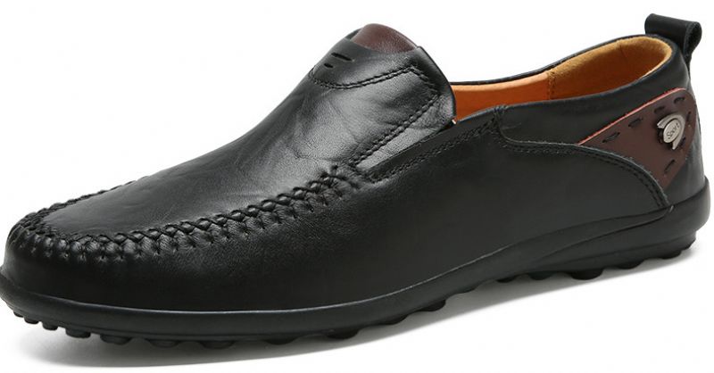 Spike Heren Loafers Casual Schoenen - Zwart