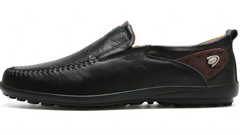 Spike Heren Loafers Casual Schoenen - Zwart