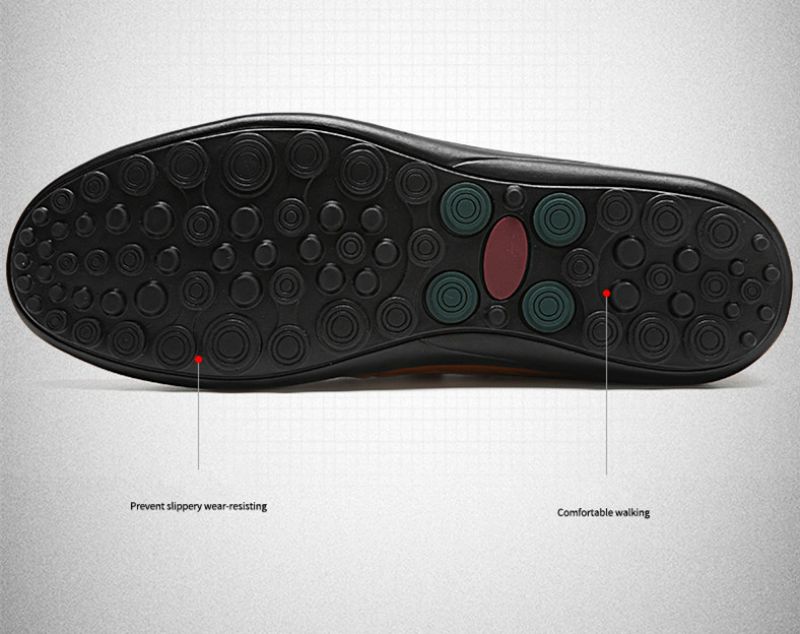 Spike Heren Loafers Casual Schoenen - Zwart