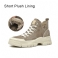 Khaki Kort Pluche