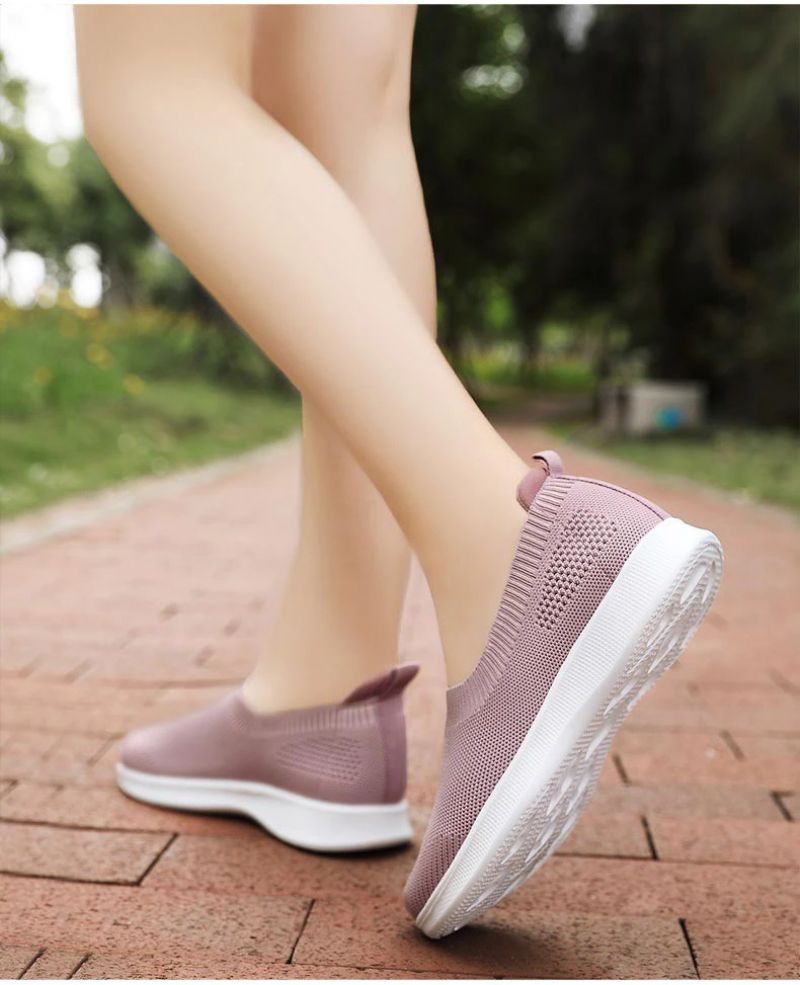 Stela Dames Slip-on Zwarte Schoenen - Zwart