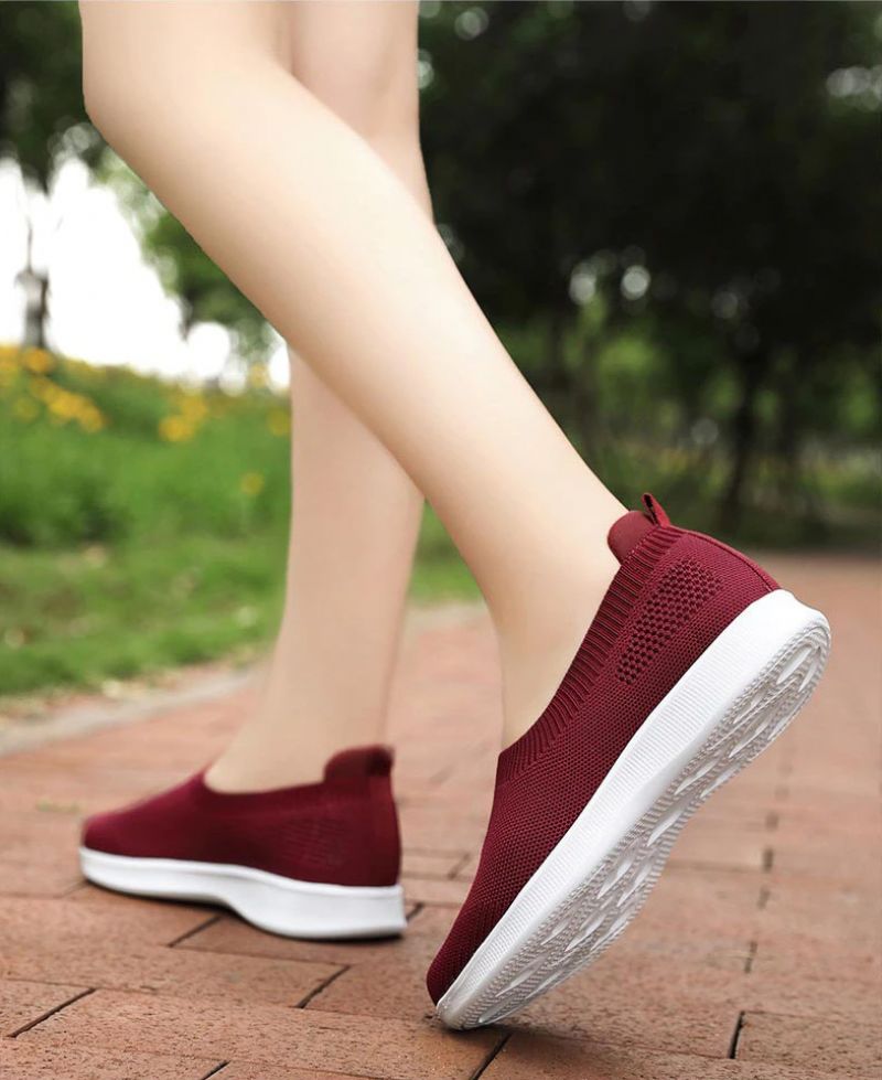 Stela Dames Slip-on Zwarte Schoenen - Zwart