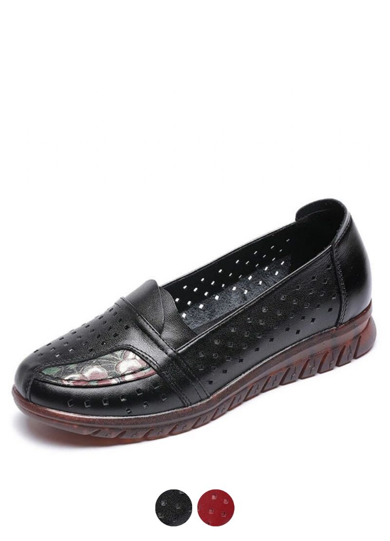 Stella Dames Echte Leren Slip-on Schoenen