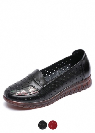 Stella Dames Echte Leren Slip-on Schoenen