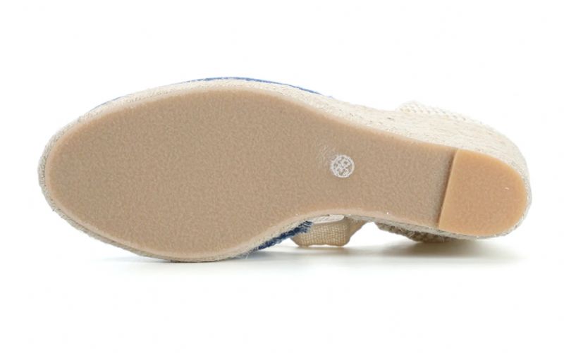 Stella Dames Wedges Schoenen - 9CM Donker denim