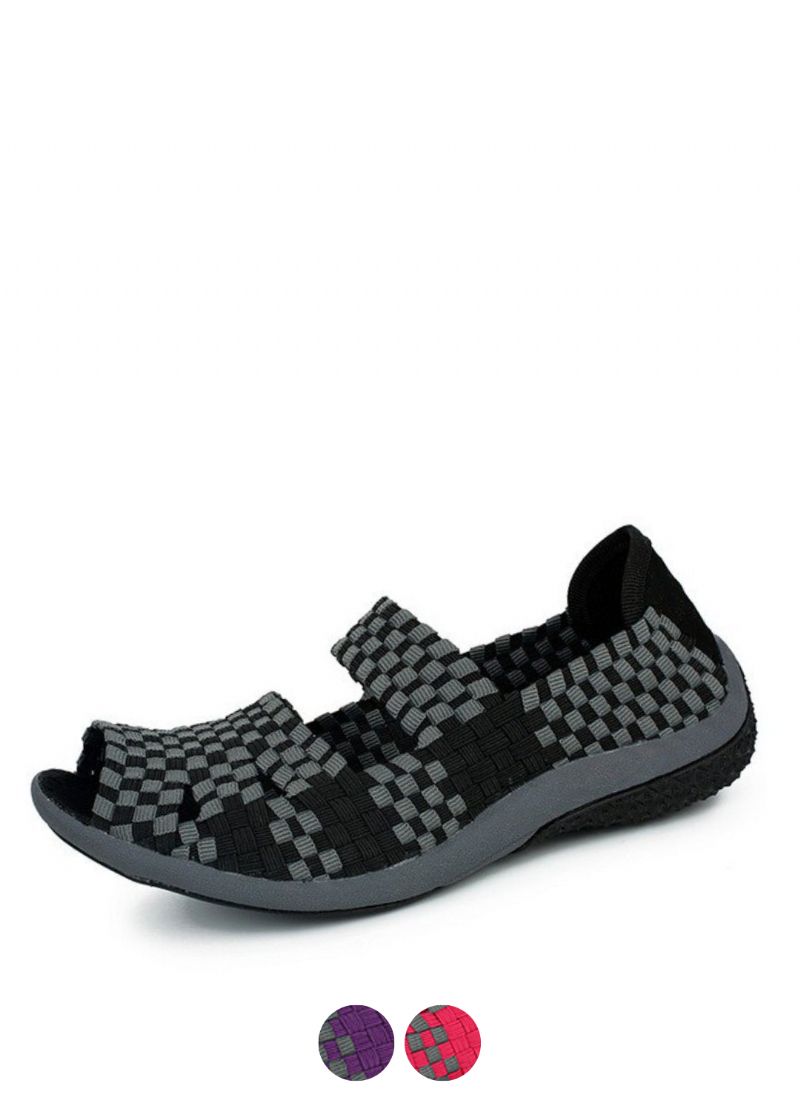 Sther Stoffen Zomer Sandaal Voor Dames