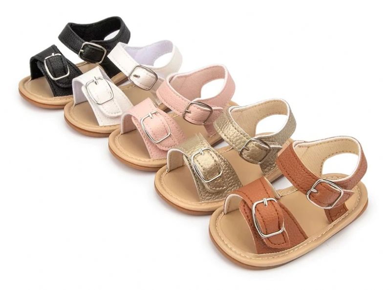 Stormi Baby Meisjes Casual Sandaal - Koffie 1