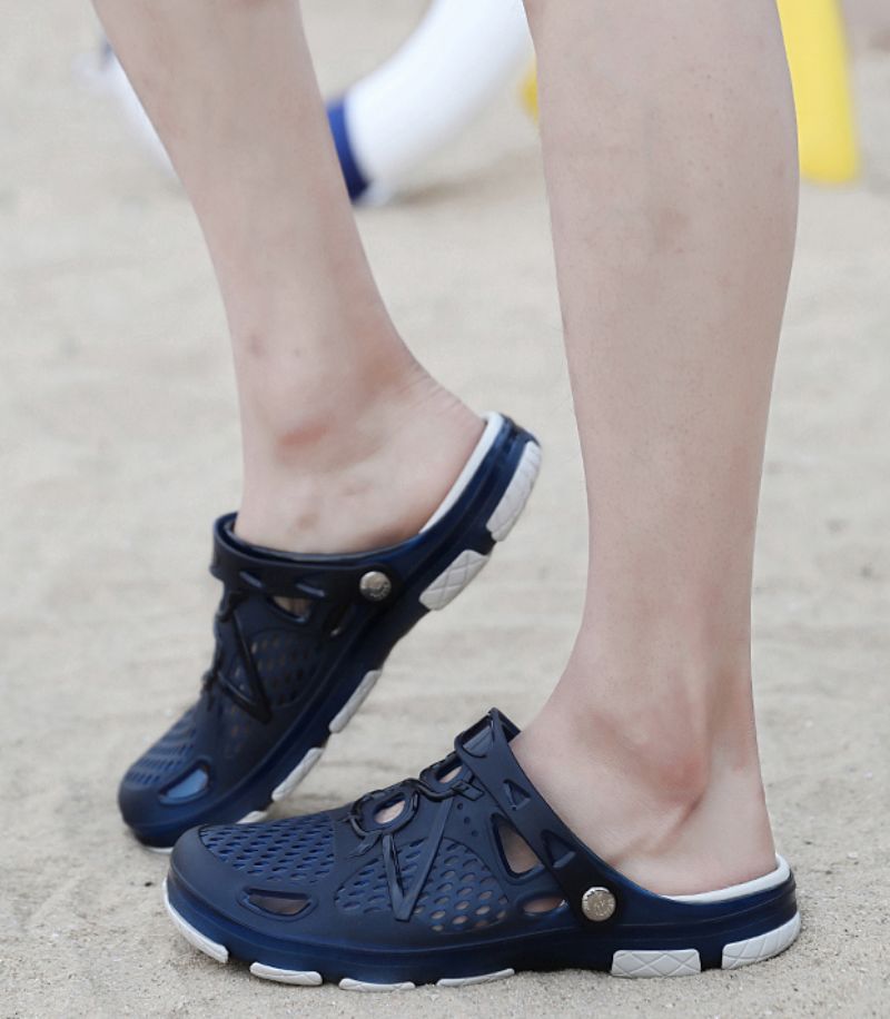 Stuart Heren Fashion Slipper - Blauw