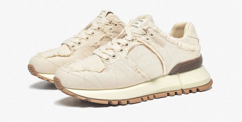 Suad Dames Sneaker - Beige