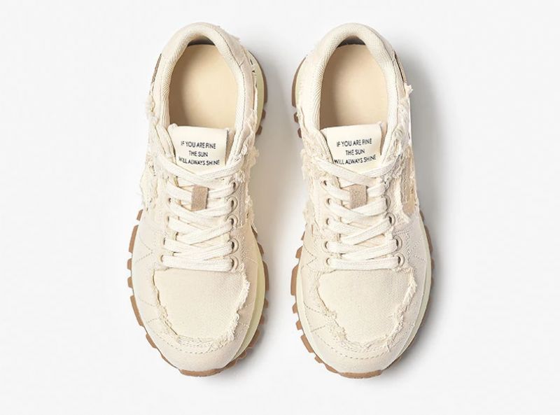 Suad Dames Sneaker - Beige