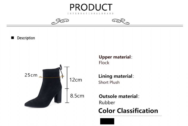 Sulena Booties Enkellengte - Zwart