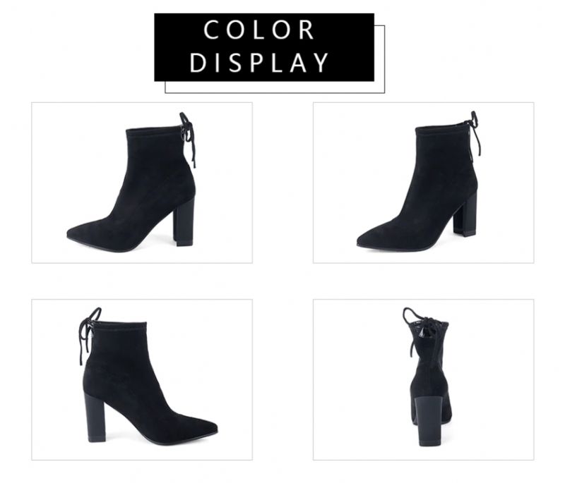 Sulena Booties Enkellengte - Zwart