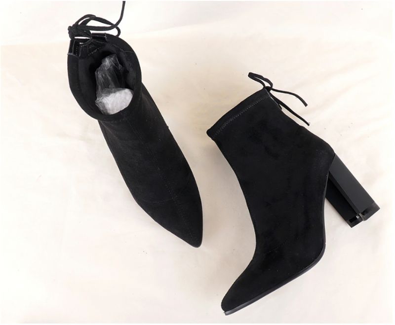 Sulena Booties Enkellengte - Zwart