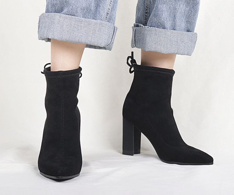 Sulena Booties Enkellengte - Zwart
