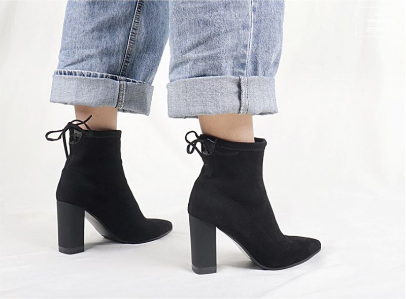 Sulena Booties Enkellengte - Zwart