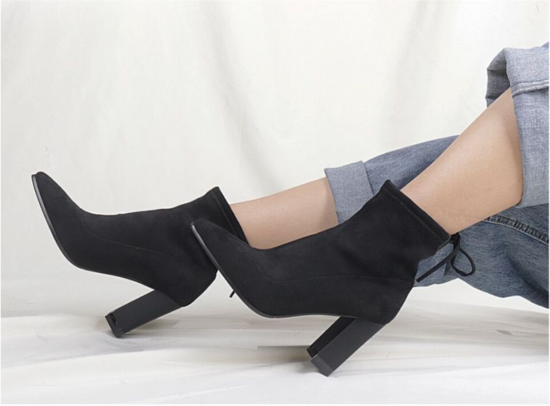 Sulena Booties Enkellengte - Zwart