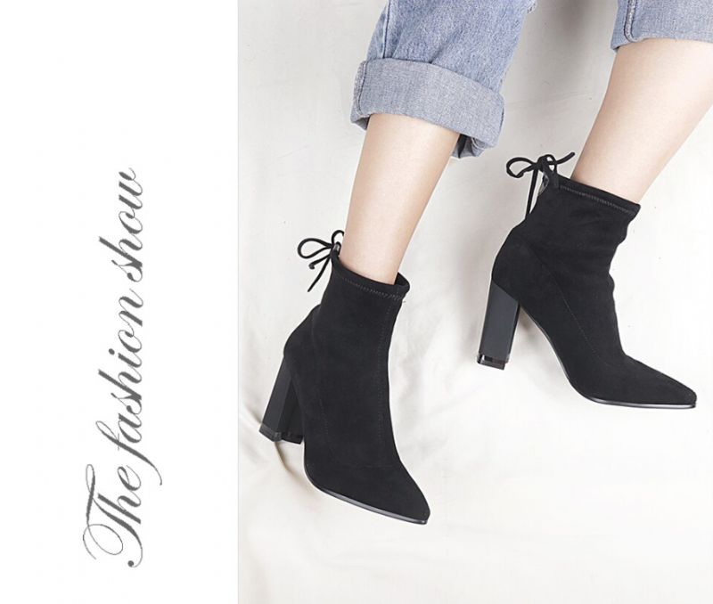 Sulena Booties Enkellengte - Zwart