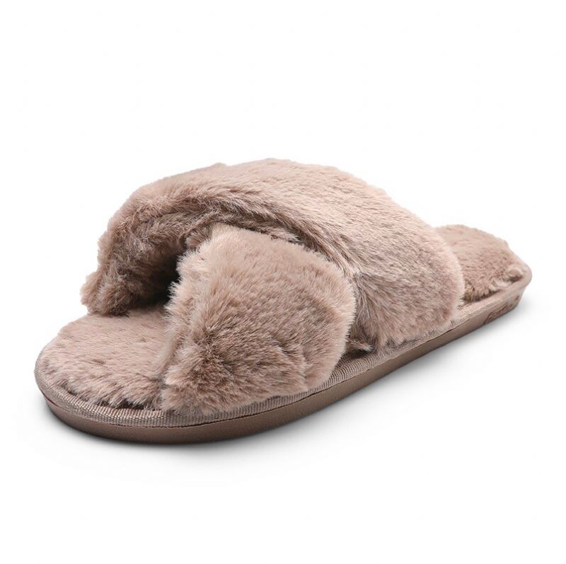 Sulis Damespantoffel - Khaki