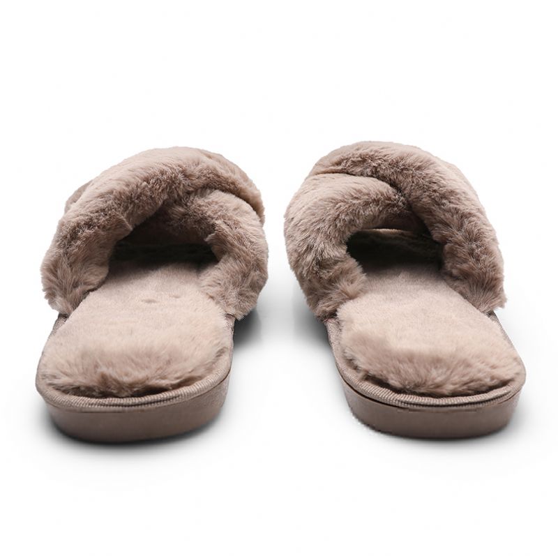 Sulis Damespantoffel - Khaki