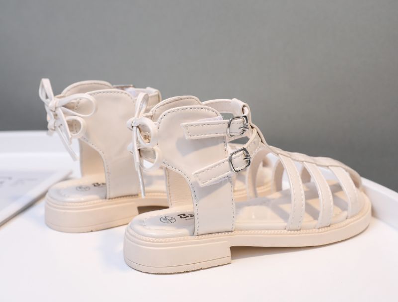 Susy Meisjes Gladiator Sandaal - Zwart