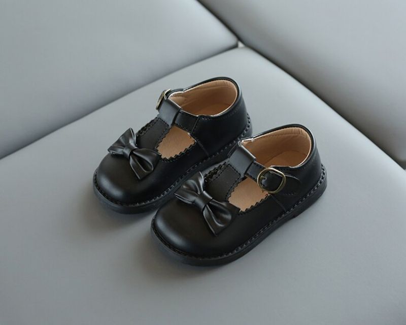 Susy Meisjes Platte Schoenen - Zwart