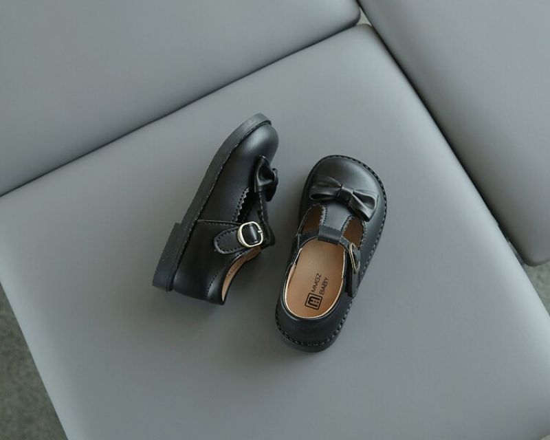 Susy Meisjes Platte Schoenen - Zwart