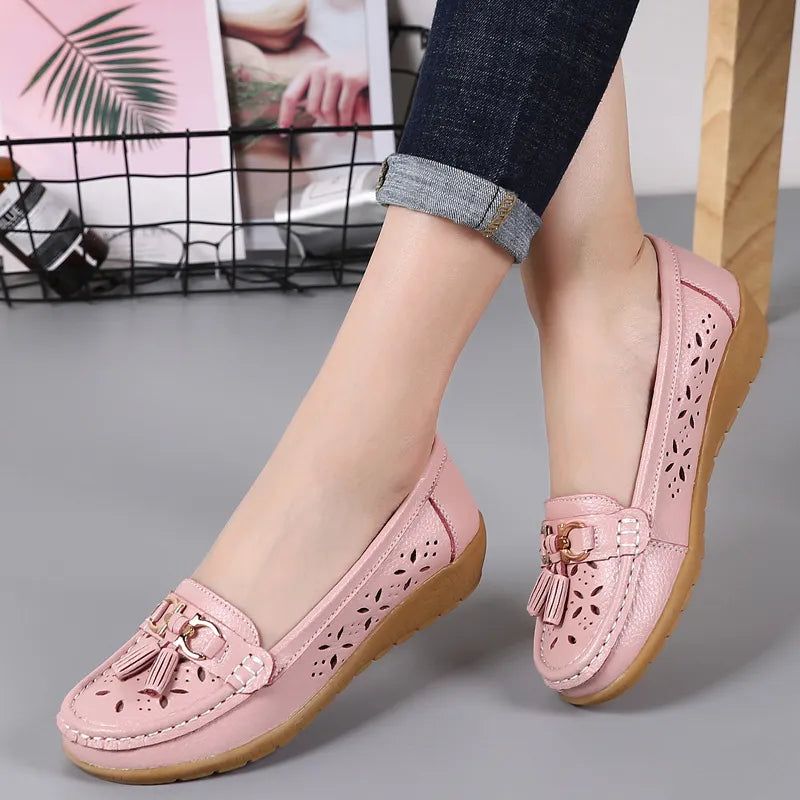 Sweet Dames Zwarte Loafer - Zwart
