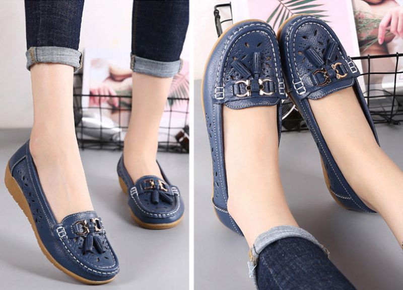 Sweet Dames Zwarte Loafer - Zwart