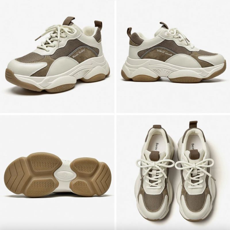 Tabatha Dames Sneaker - Bruin