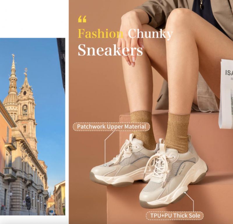 Tabatha Dames Sneaker - Bruin