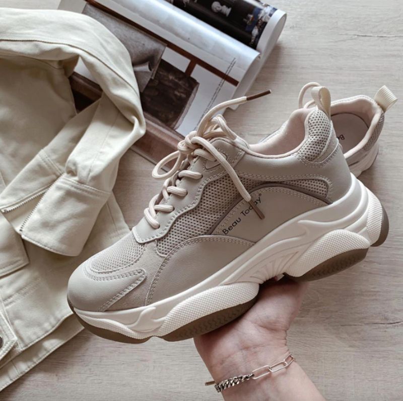 Tabatha Dames Sneaker - Bruin
