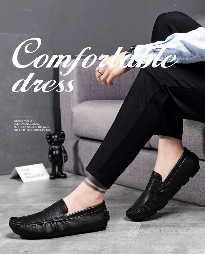 Tagliafico Heren Loafers Dress Schoenen - Wit