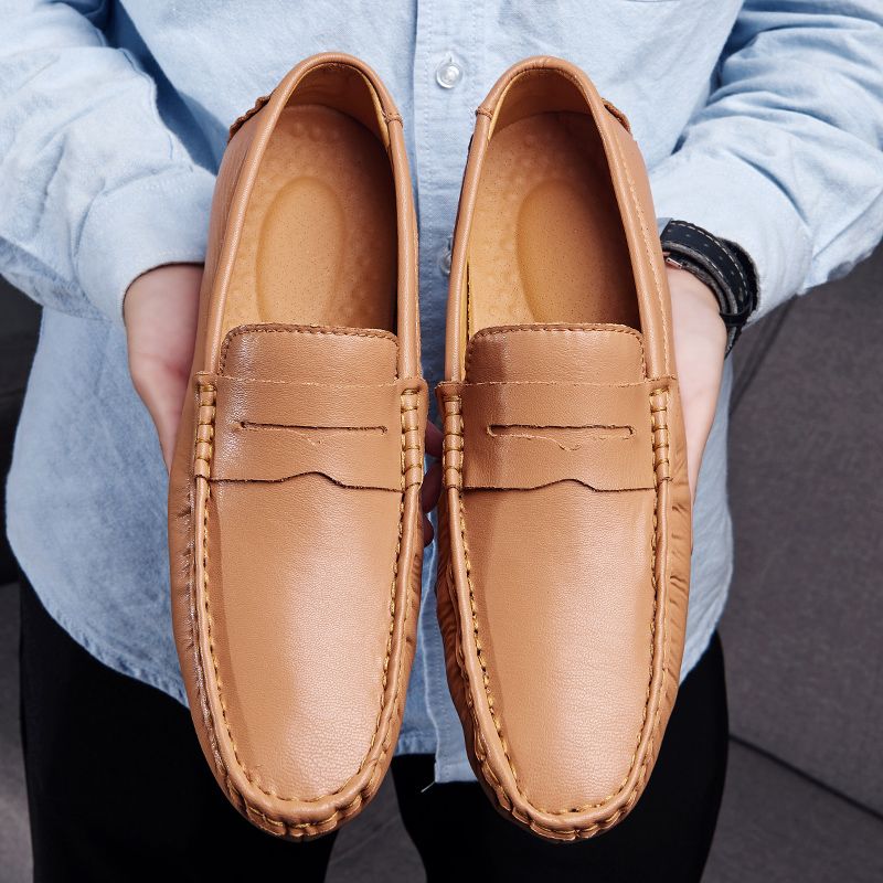 Tagliafico Heren Loafers Dress Schoenen - Wit