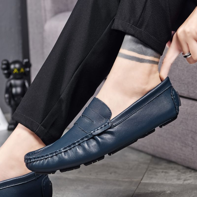 Tagliafico Heren Loafers Dress Schoenen - Wit