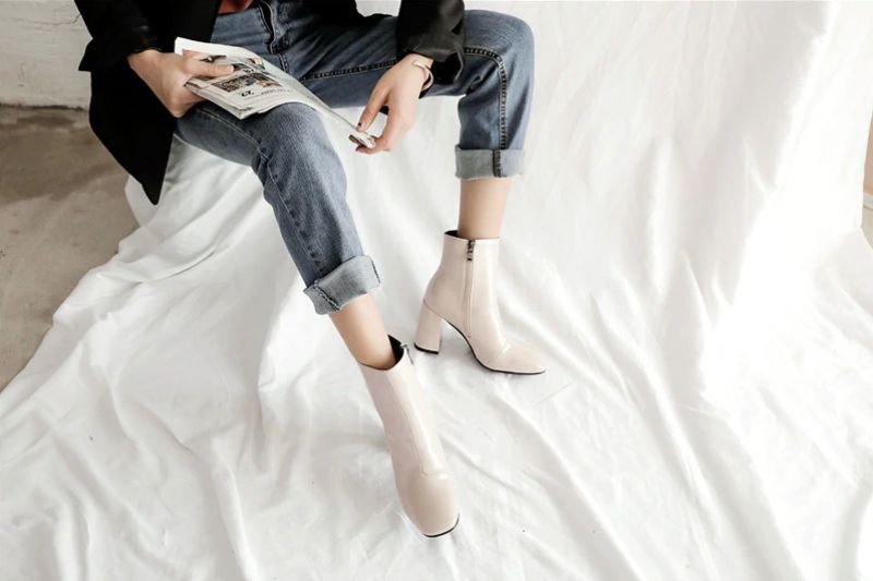 Tamayo Boots Enkelhoogte - Beige