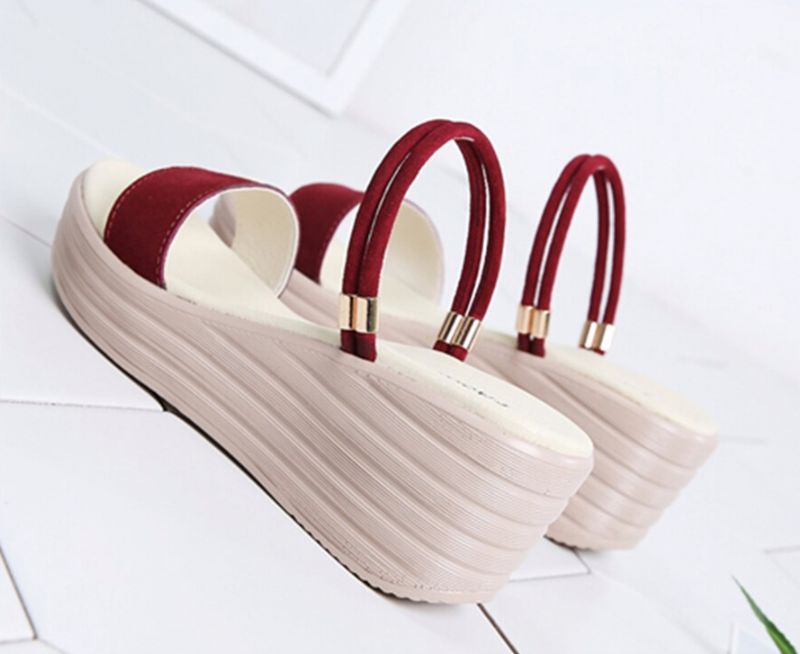 Tan Sandalen - Rood