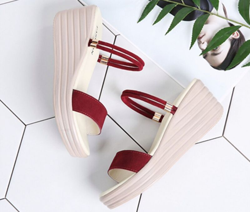 Tan Sandalen - Rood
