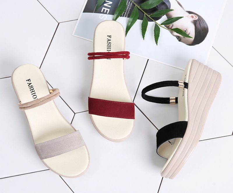 Tan Sandalen - Rood
