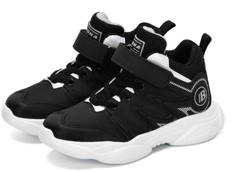 Tanji Jongenshoge Top Sneaker - Olijfgroen