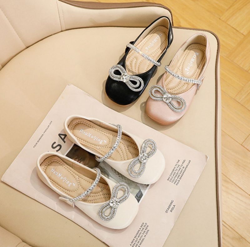 Tarah Meisjes Platte Schoenen - Beige