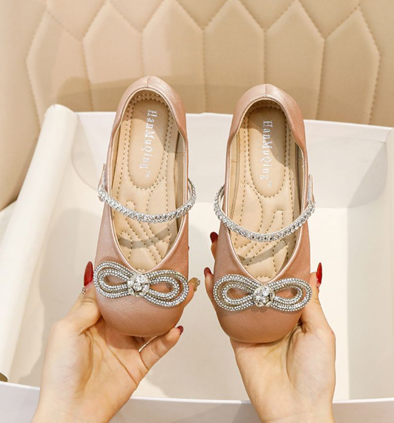 Tarah Meisjes Platte Schoenen - Beige