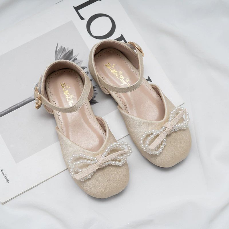 Tarah Meisjes Platte Schoenen - Beige