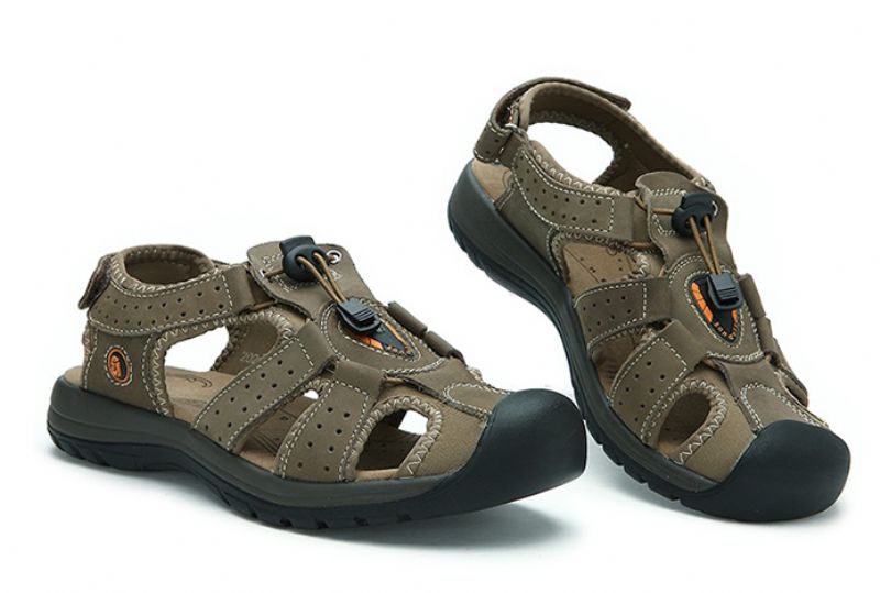 Tarred Heren Fashion Sandaal - Olijf