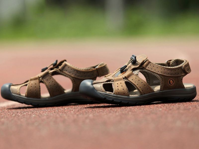 Tarred Heren Fashion Sandaal - Olijf