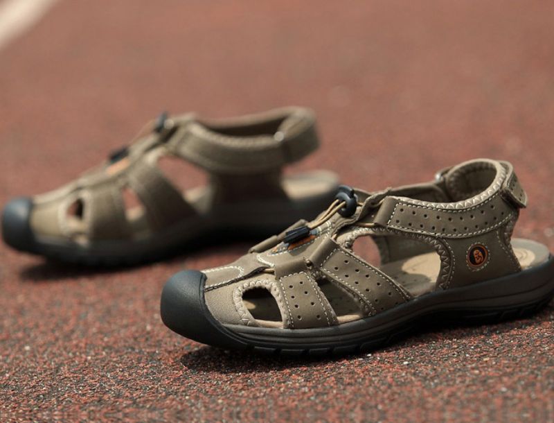 Tarred Heren Fashion Sandaal - Olijf