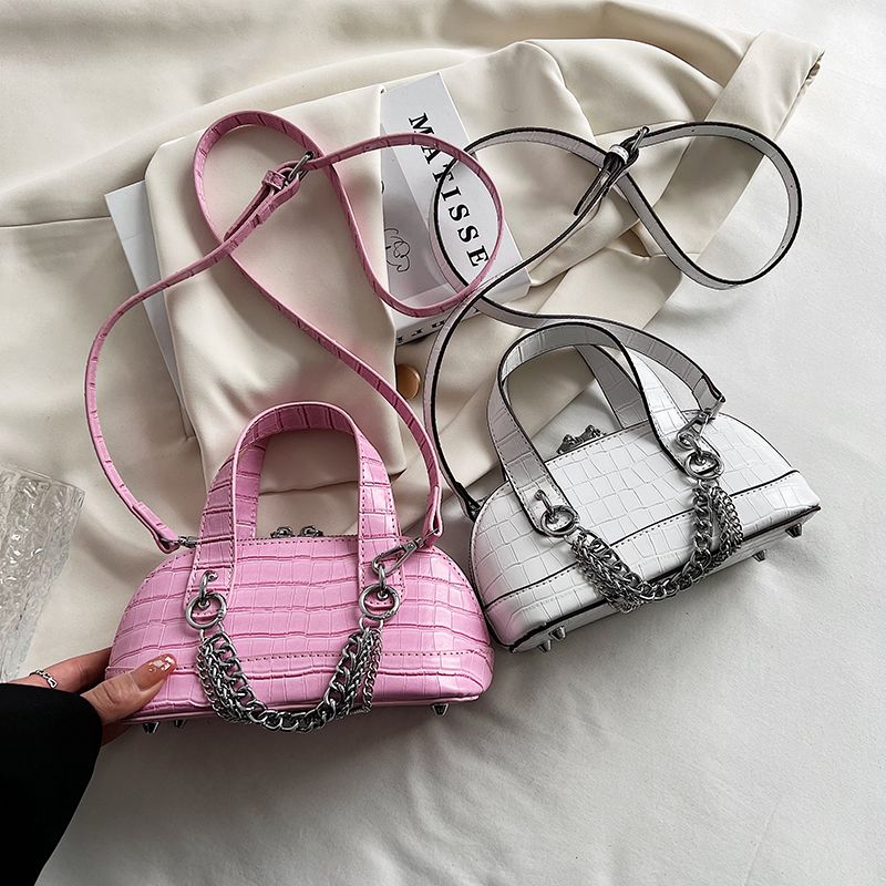 Tedy Dames Kunstleren Schouder Handtas - Zwart