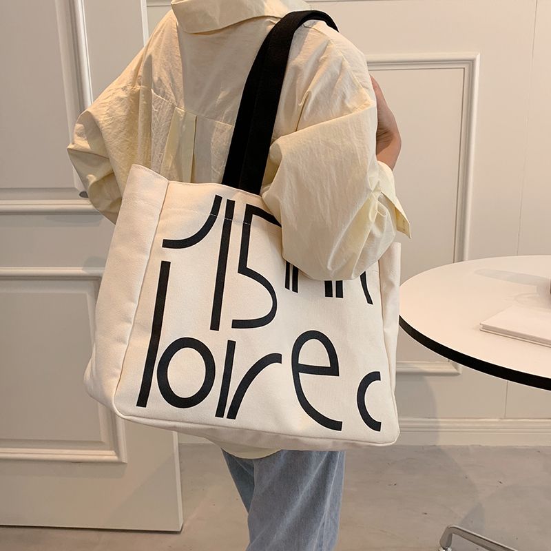 Telly Dames Grote Schouder Handtas - Beige